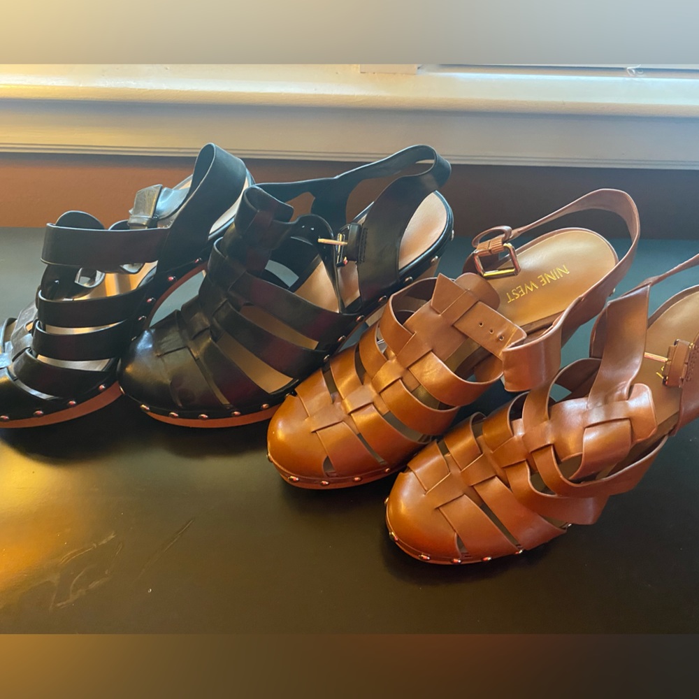 NWOT Nine West size 11 Sandals - Smoke Free and Pet Free Home